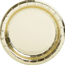 7" Gold Foil Plates