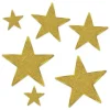 Gold Glittered Stars
