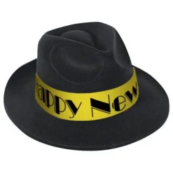 Gold Happy New Year Fedora