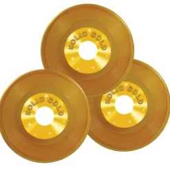 9" Gold Plastic Records
