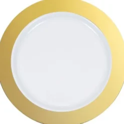 Gold Rim 7" Plate 10pk