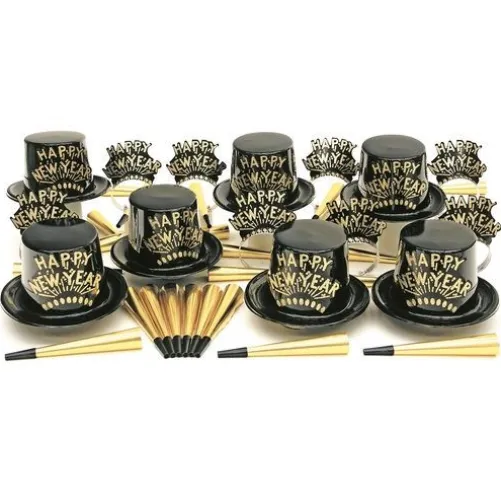 Gold Sparkle Party Kit for 50