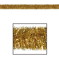 Gold 100' Tinsel Garland