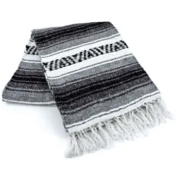 Gray Mexican Blanket