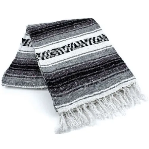 Gray Mexican Blanket