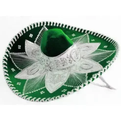 Green and Silver Mariachi Sombrero