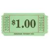 Green Dollar Ticket Roll