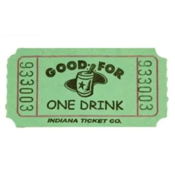 Green Drink Ticket Roll