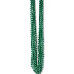 Green Metallic Bead Necklaces