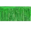 Green Metallic Fringe Table Skirt