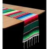 Green Serape Table Runner