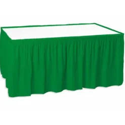 Green Table Skirt