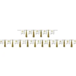 Happy Anniversary Tassel Streamer