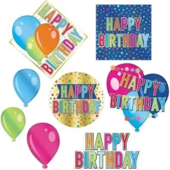 Happy Birthday Foil Cutouts