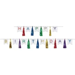 Happy Birthday Tassel Streamer
