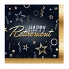 Happy Retirement Beverage Napkins