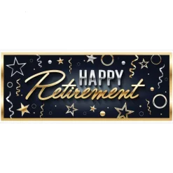 Happy Retirement Jumbo Banner