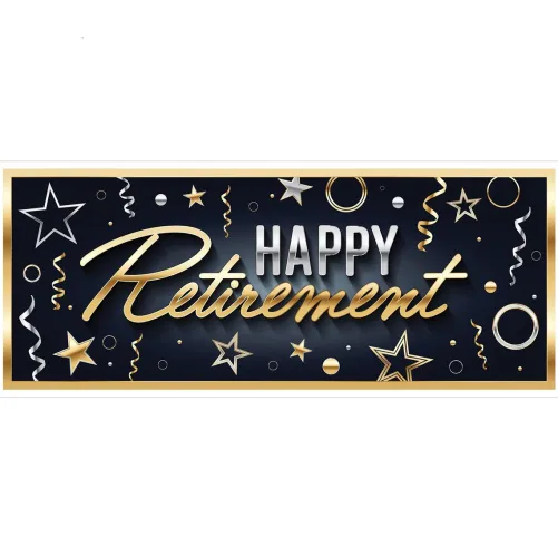 Happy Retirement Jumbo Banner