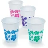 Hibiscus Print Plastic Cups