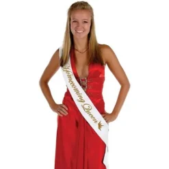 Homecoming Queen Satin Sash