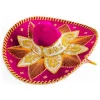 Hot Pink and Gold Mariachi Sombrero