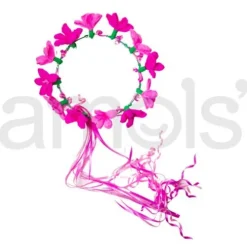 Hot Pink and Pink Flower Crown
