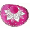 Hot Pink and Silver Mariachi Sombrero