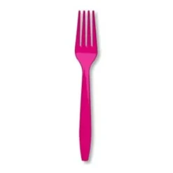Hot Pink Forks