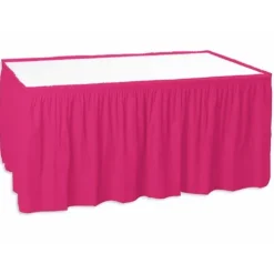 Hot Pink Table Skirt