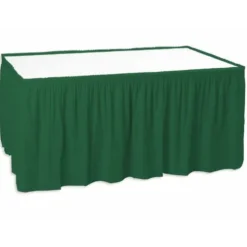 Hunter Green Table Skirt