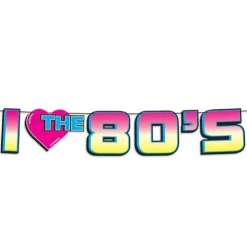 I Love The 80's Streamer