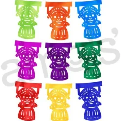 Indita Plastic Picado Banner