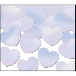 Iridescent Hearts Confetti