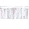 Iridescent Metallic Fringe Table Skirt