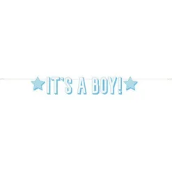 It's A Boy Letter Banner