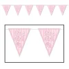 Its A Girl Pennant Banner
