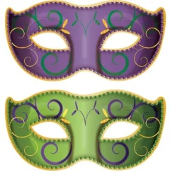 Jumbo Mardi Gras Mask Cutouts