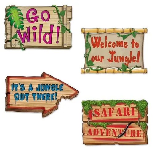 Jungle Sign Cutouts