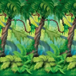 Jungle Trees Backdrop