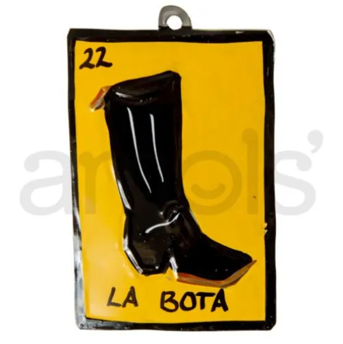 La Bota Tin Ornament
