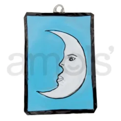 La Luna Tin Ornament
