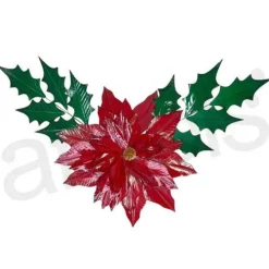 Large Glossy Poinsettia