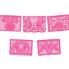 Large Hot Pink Papel Picado