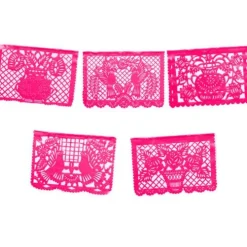 Large Hot Pink Plastic Picado