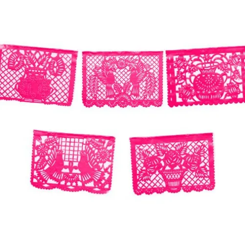 Large Hot Pink Plastic Picado