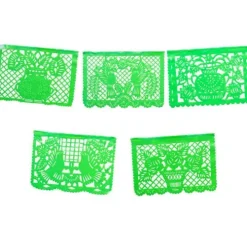 Large Light Green Plastic Picado