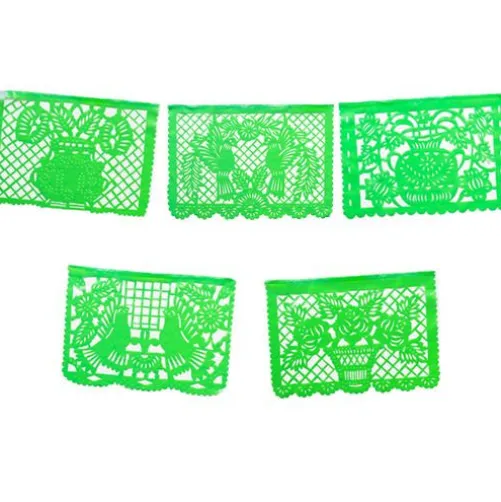 Large Light Green Plastic Picado