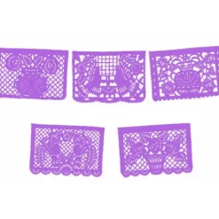 Large Paper Purple Picado