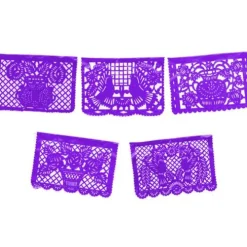 Large Plastic Purple Picado