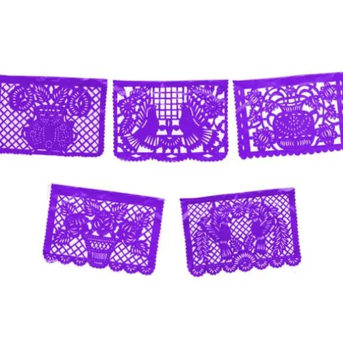 Large Plastic Purple Picado